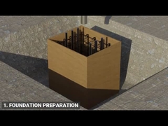 Guia de instalação de edifícios de estruturas de aço